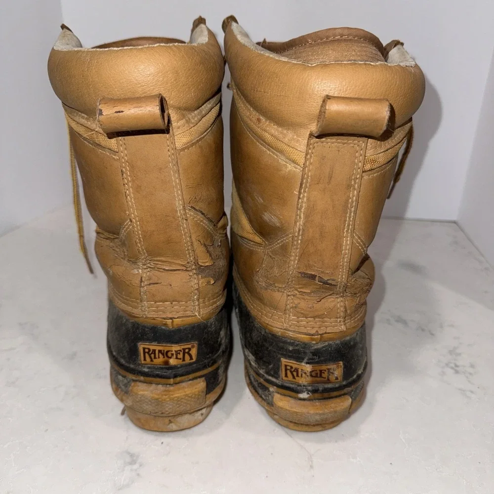 Ranger Thermolite Boots Men's Size 11 Waterproof Steel Shank Leather Top